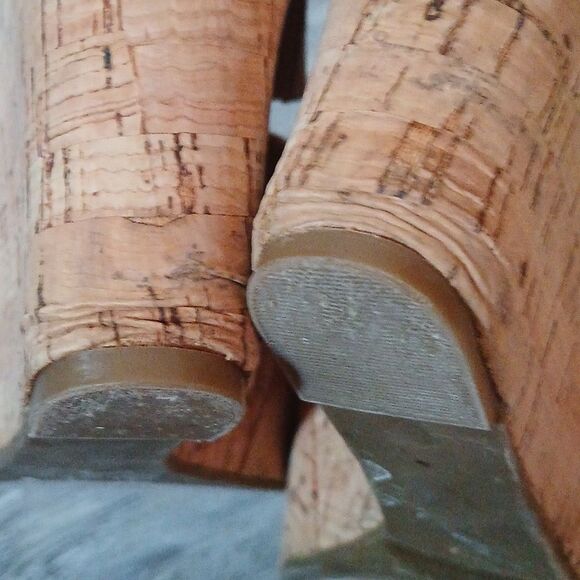 Guess dusty rose wrap around wedge kork heels Sz 11 - Picture 11 of 12